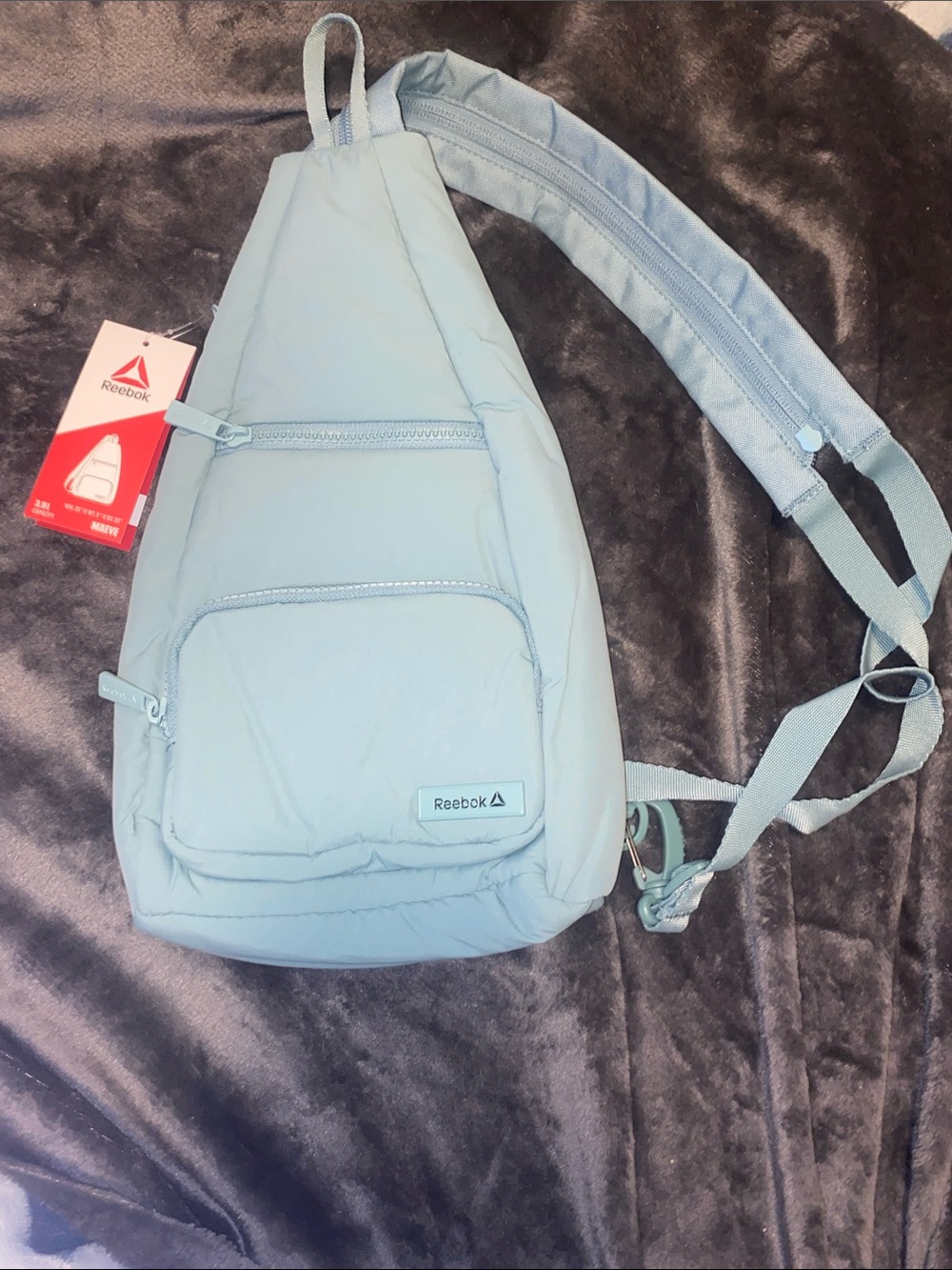 Reebok Light Blue Crossbody Sling Bag